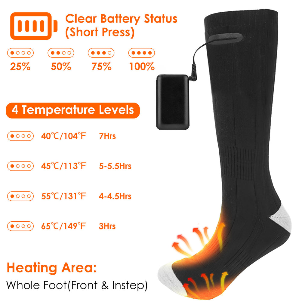 USB Rechargeable Heated Socks