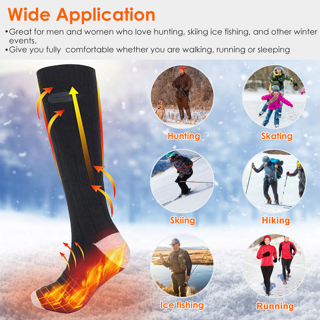USB Rechargeable Heated Socks